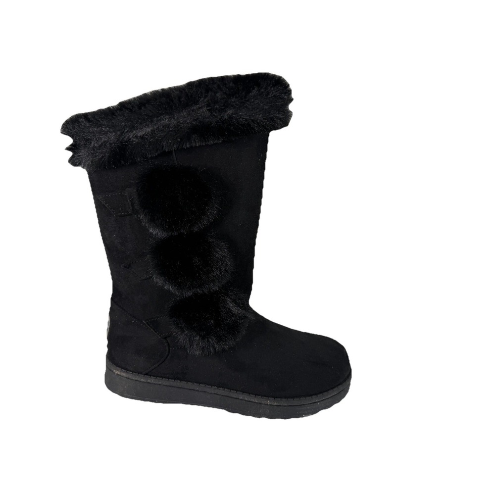 White Mountain Faux Fur Black Women's Size 6 No Box